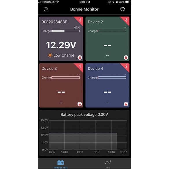 Jauge de contrôle batterie bluetooth Eza RG-054193