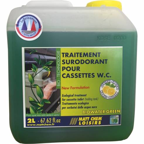 Biowater Green pour WC à cassette MATT CHEM RG-166109