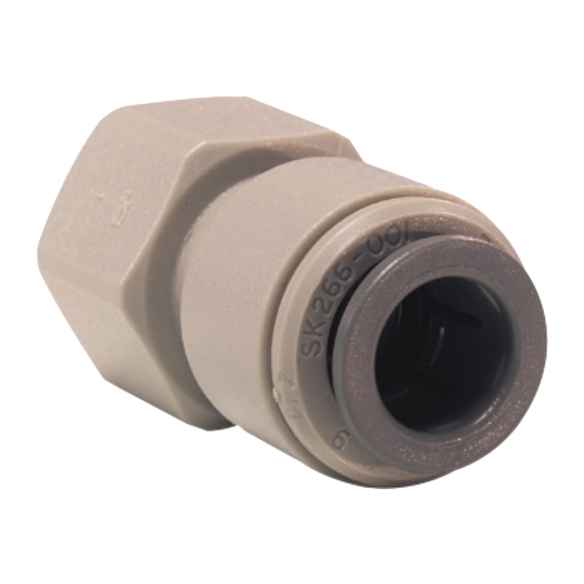 1/2 BSP CYL. X 12 mm grise - Joints EPDM John-Guest RG-313955