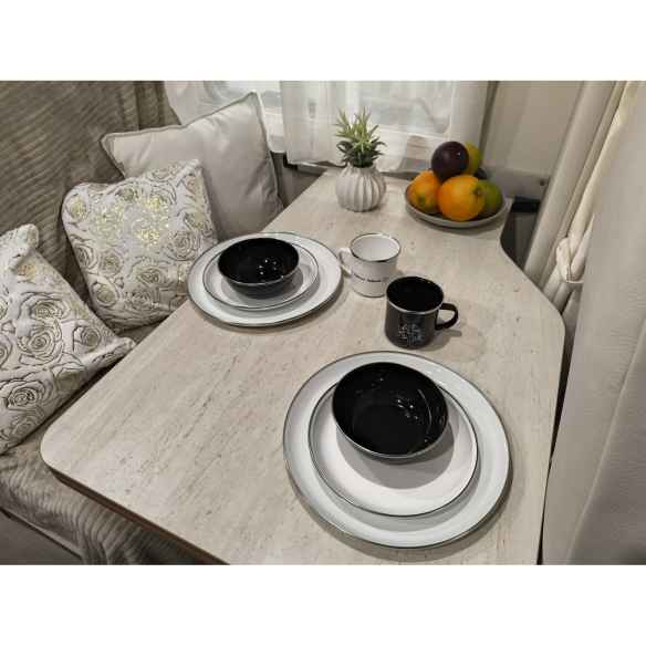 Pack de 2 mugs en acier émaillé Incasa RG-917516