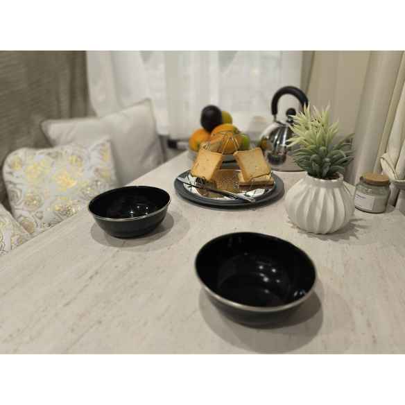 Pack de 2 bols en acier émaillé Incasa RG-917536