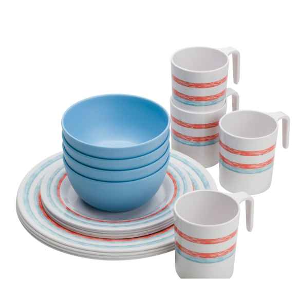 Pack de vaisselle en mélamine Just Stripes Flamefield RG-912502