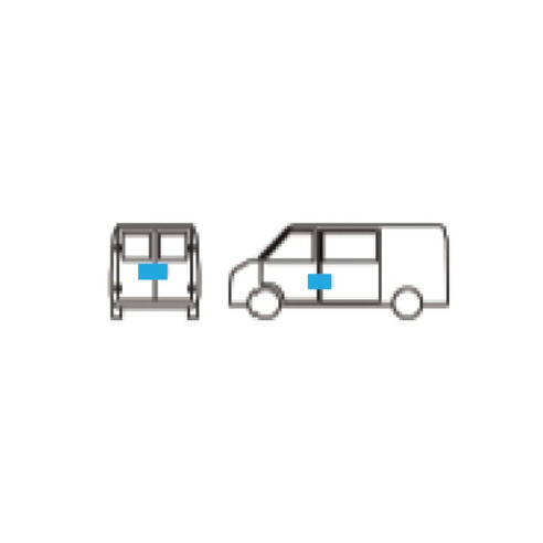 Serrure coulissante pour fourgon Van Lock Thule RG-091270