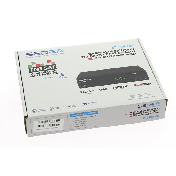Récepteur TNTSAT HD par Satellite ST-5400HD SEDEA RG-868787