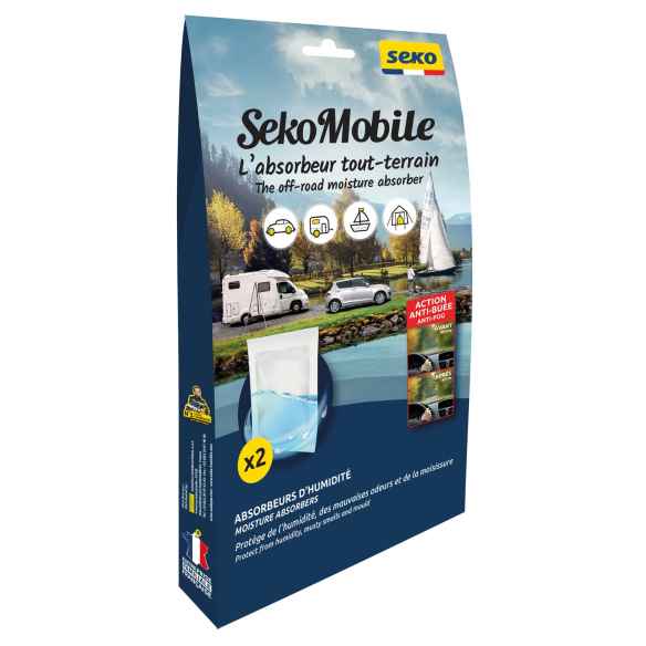 Lot de 2 absorbeurs d'humidité SekoMobile 2x150gr Seko RG-692256