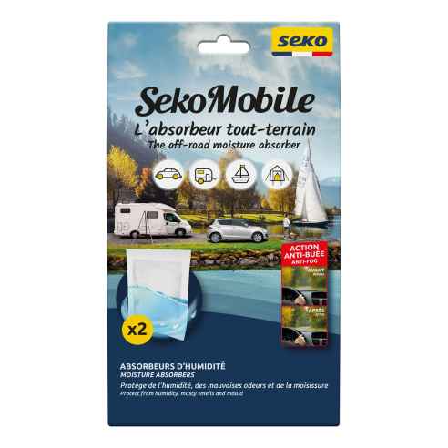 Lot de 2 absorbeurs d'humidité SekoMobile 2x150gr Seko RG-692256