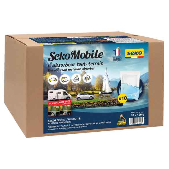 Lot de 10 absorbeurs d'humidité SekoMobile Seko RG-692266