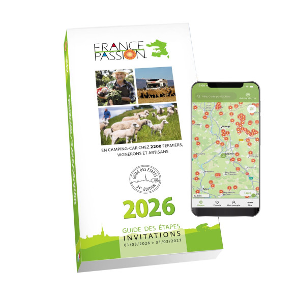 Guide des étapes France Passion 2026 France Passion RG-113275