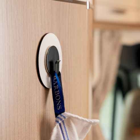 Noir avec patin métallique nano-gel blanc Silwy RG-912887