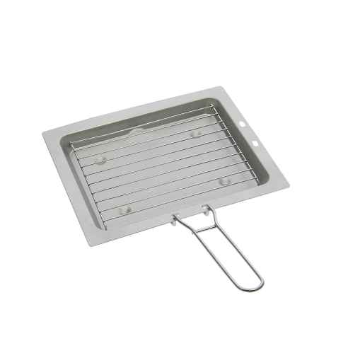 Réchaud à gaz 2 feux avec grill/toaster Incasa RG-216788