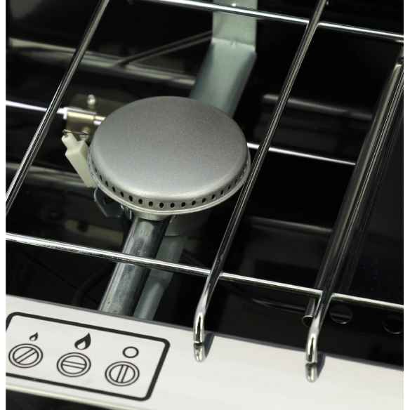 Réchaud à gaz 2 feux avec grill/toaster Incasa RG-216788