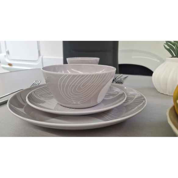 Pack vaisselle mélamine 12 pièces Harmony Incasa RG-917533