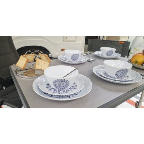 Pack vaisselle mélamine 12 pièces Cardinal Incasa RG-917553