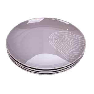 Pack 4 assiettes mélamine Harmony Incasa RG-917534