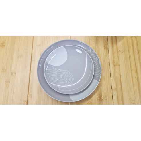 Pack 4 assiettes mélamine Harmony Incasa RG-917534