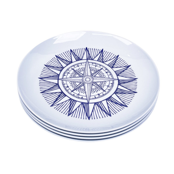 Pack 4 assiettes mélamine Cardinal Incasa RG-917544