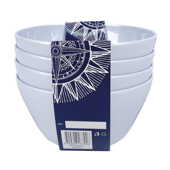 Pack 4 bols mélamine Cardinal Incasa RG-917564
