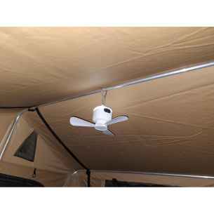 Ventilateur d'appoint rechargeable avec LED Baya Sun RG-950676