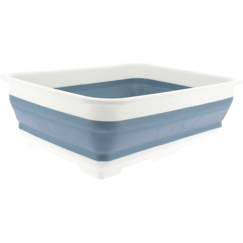 Bassine pliable plastique carrée pour vaisselle camping