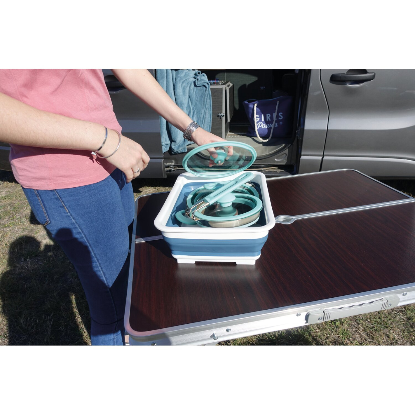 Bassine Pliable Camping - Bassine Retractable