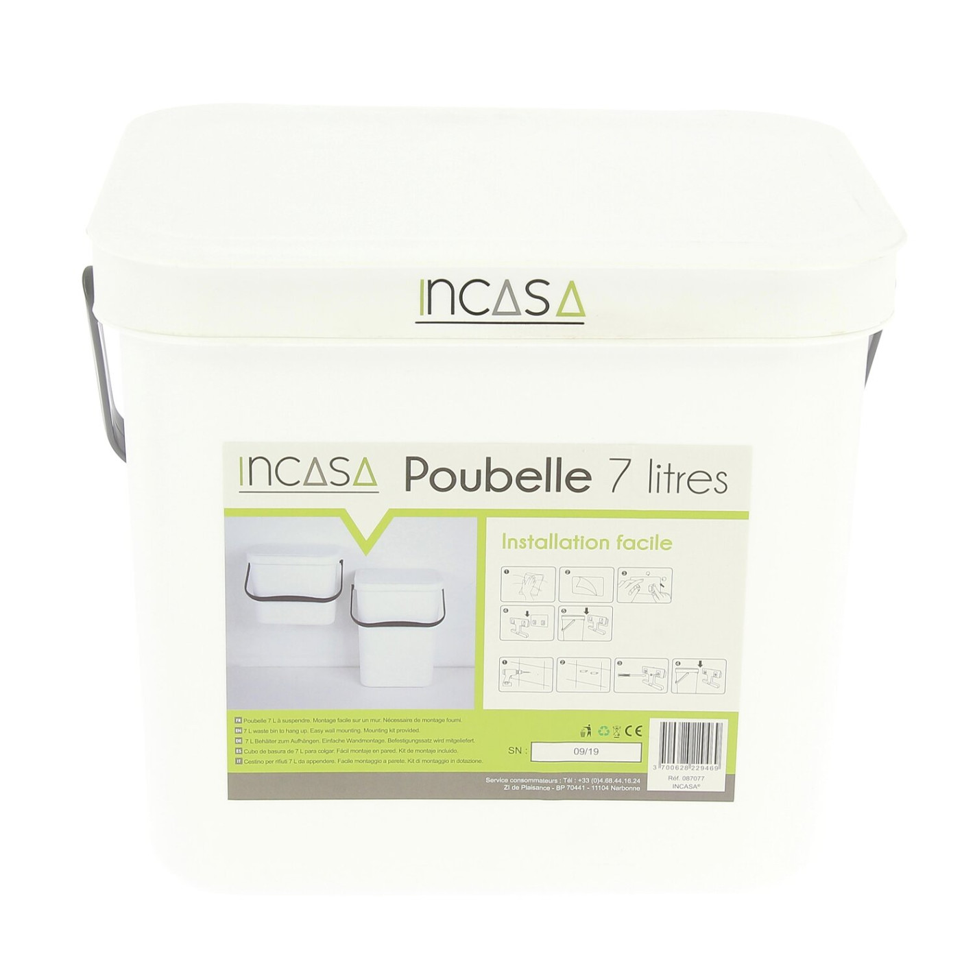 Poubelle compacte pour campingcar Just4Camper Incasa RG1Q21139