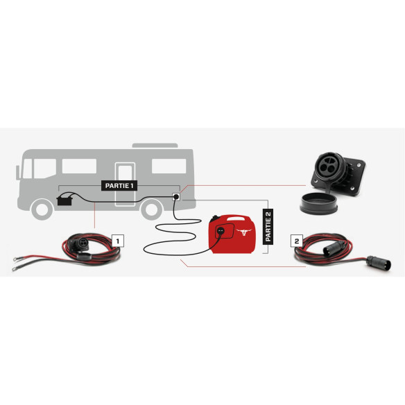 Chargeur de batterie portable utra-rapide Bullpower RG-653386