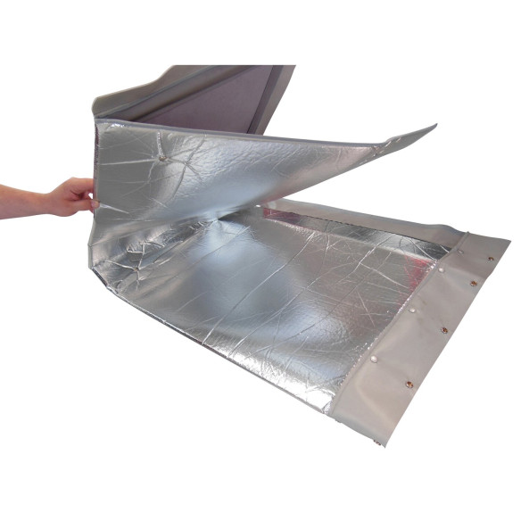 Rideau thermique pour porte coulissante de Hindermann RG-380190