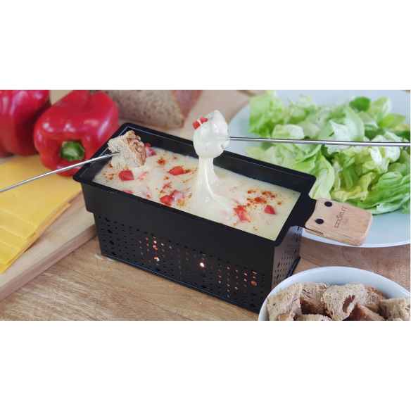 Appareil à raclette et fondue à la bougie pour Cookut RG-914537