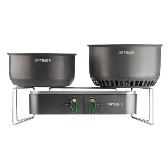 Réchaud à gaz avec 2 feux Gemini Optimus  RG-215726