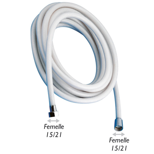 Flexible douche raccord fileté double femelle 15/21  RG-213972