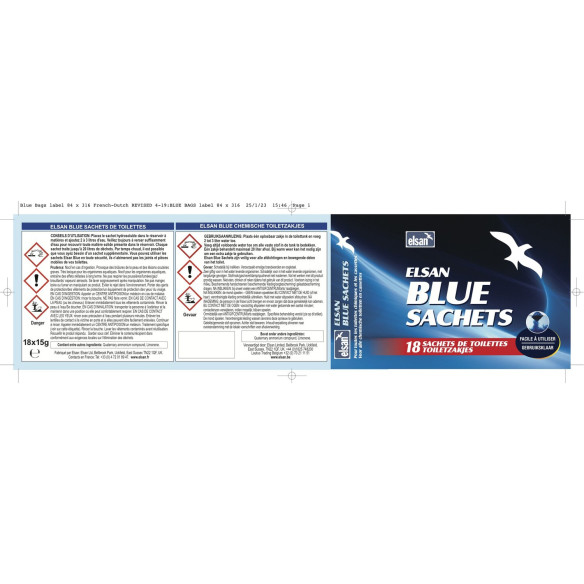 Sachets bleus Elsan RG-311061