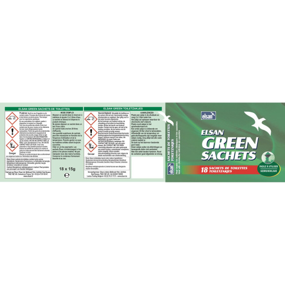Sachets verts Elsan RG-311071
