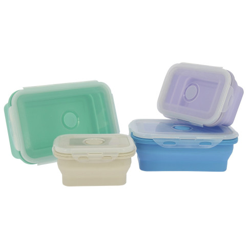 Lot de 4 boîtes de cuisine rétractables Incasa RG-912321