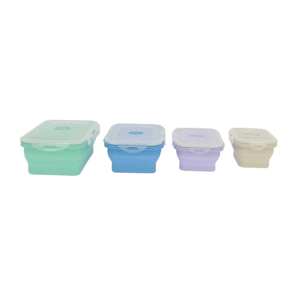 Lot de 4 boîtes de cuisine rétractables Incasa RG-912321