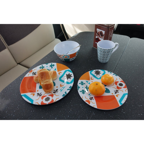 Pack vaisselle Carreaux de ciment Wol RG-914555