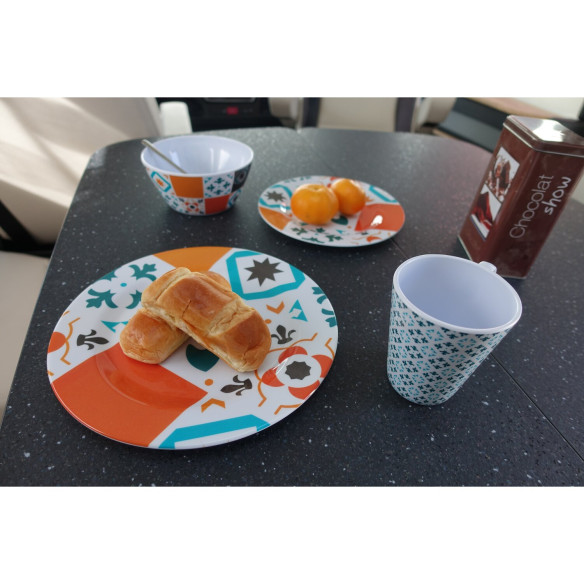 Pack vaisselle Carreaux de ciment Wol RG-914555