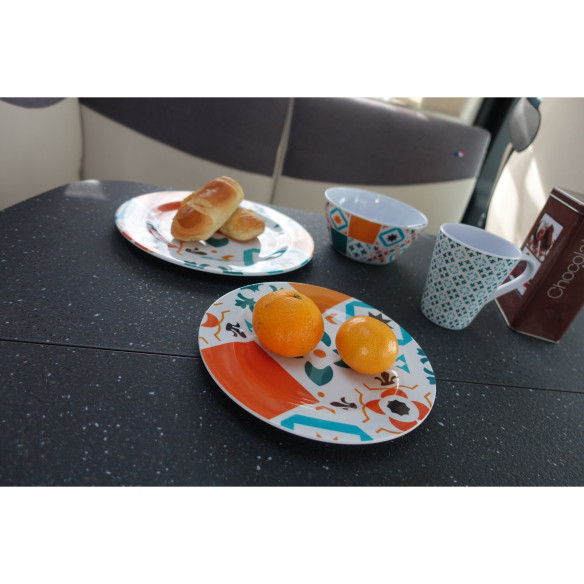 4 mugs Carreaux de ciment Wol RG-914565