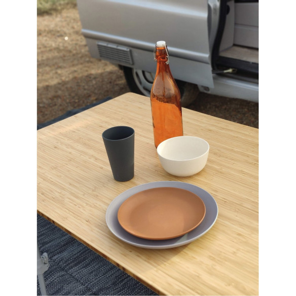 Ensemble de vaisselle en fibre de bambou - 16 Incasa RG-914558