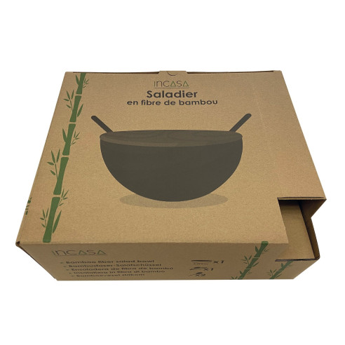 Saladier en fibre de bambou Incasa RG-914578