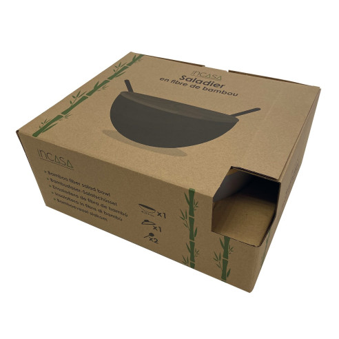Saladier en fibre de bambou Incasa RG-914578