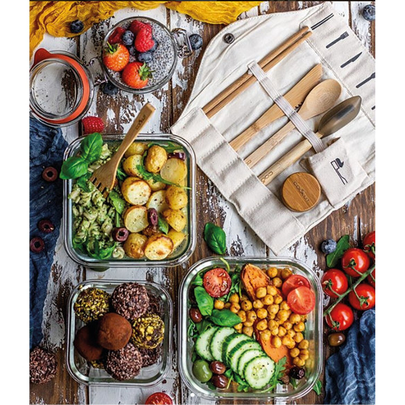 Kit Bam Bam en bambou zéro déchet Cookut RG-914579