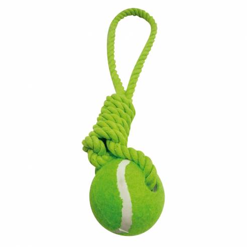 Jeu pour chien avec corde et balle de tennis  RG-919513
