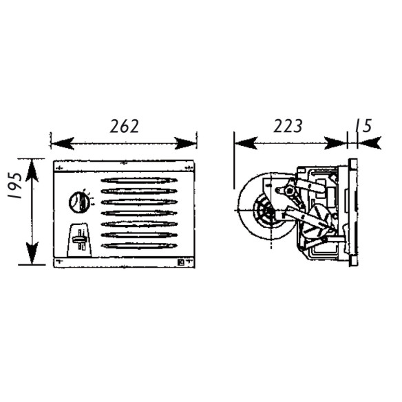 Chauffage aérotherme Kuba Kalori RG-341321
