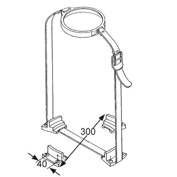 Kit de fixation avec sangle  RG-445411