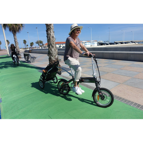 Remorque caddie pour vélo et piéton E-scape RG-152103