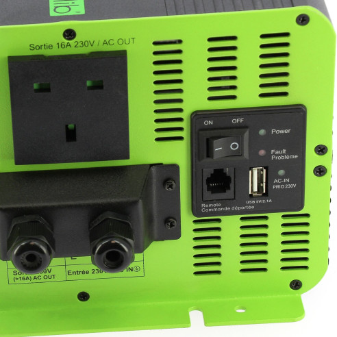 Convertisseur 12V 3000W Powerlib' RG-754780C