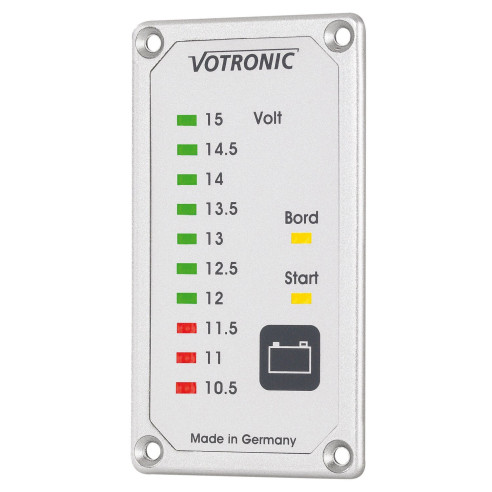 Jauge 2 batteries Duo Akku Tester S Votronic RG-054114