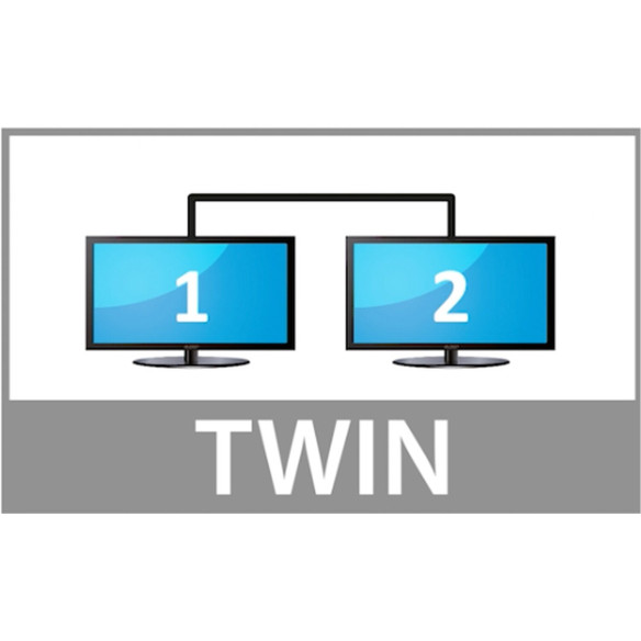 Option Twin pour TV Alden RG-868755