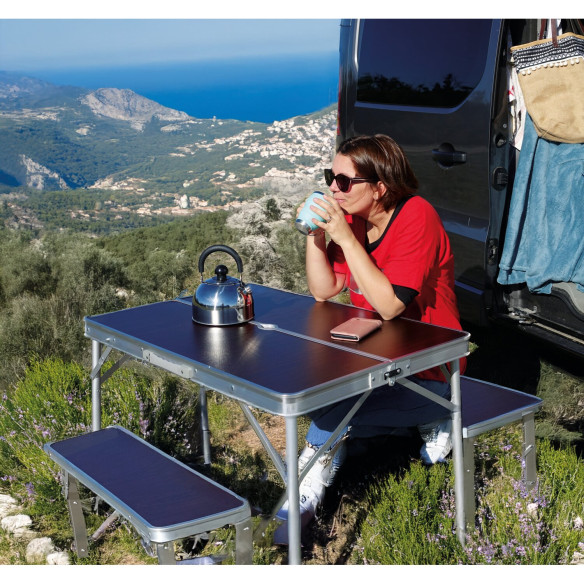 Table pique-nique avec bancs Midland RG-071819