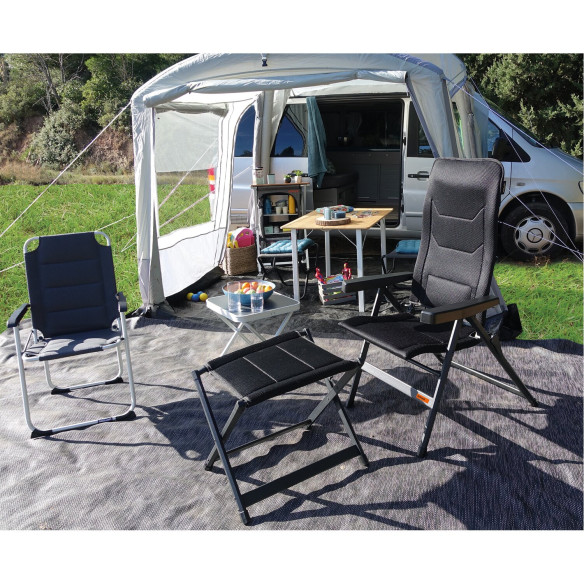 Fauteuil de camping Major Noir Premium Soplair RG-071850